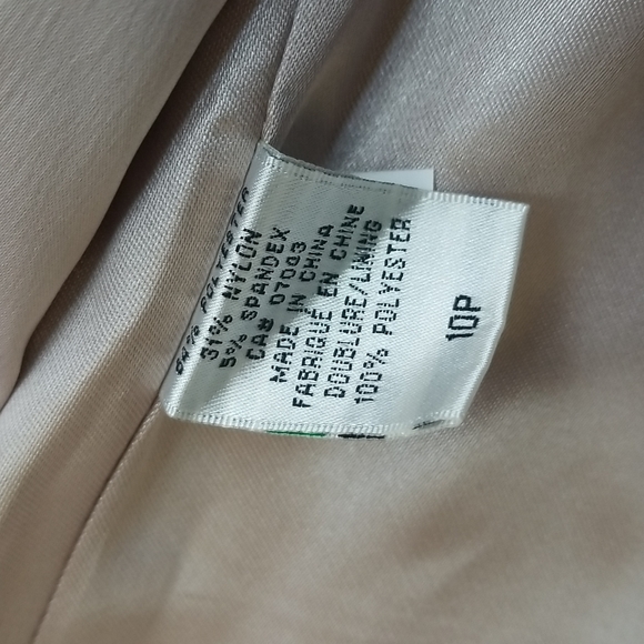 (10P) Dalia Collection Neutral Satin Feel Blazer ❤ Contemporary ❤ Ruched Sleeves - Picture 4 of 9